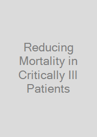 Cover Reducing Mortality in Critically Ill Patients