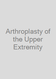 Cover Arthroplasty of the Upper Extremity
