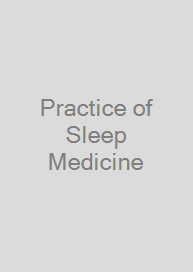 Cover Practice of Sleep Medicine
