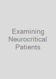 Examining Neurocritical Patients