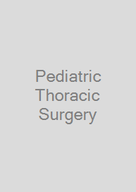 Cover Pediatric Thoracic Surgery