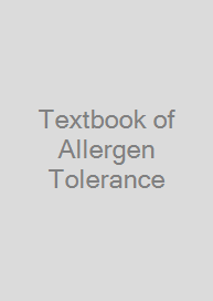 Cover Textbook of Allergen Tolerance
