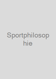 Sportphilosophie