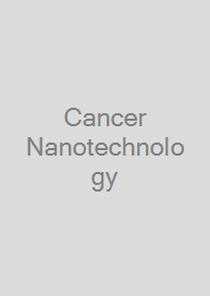 Cover Cancer Nanotechnology