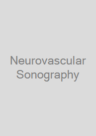 Cover Neurovascular Sonography