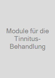 Cover Module für die Tinnitus-Behandlung