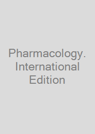 Cover Pharmacology. International Edition