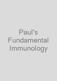Cover Paul's Fundamental Immunology