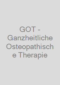 Cover GOT - Ganzheitliche Osteopathische Therapie