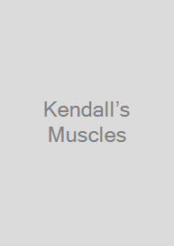 Kendall’s Muscles