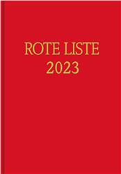 Cover ROTE LISTE 2023 Buchausgabe Einzelausgabe