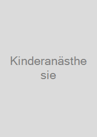 Kinderanästhesie