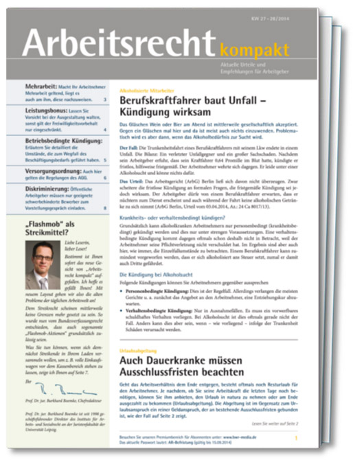Arbeitsrecht Kompakt (26x im Jahr und 2 Themenhefte)