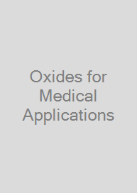 Cover Oxides for Medical Applications