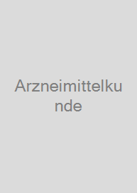 Cover Arzneimittelkunde