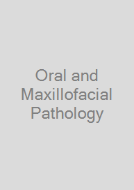 Cover Oral and Maxillofacial Pathology