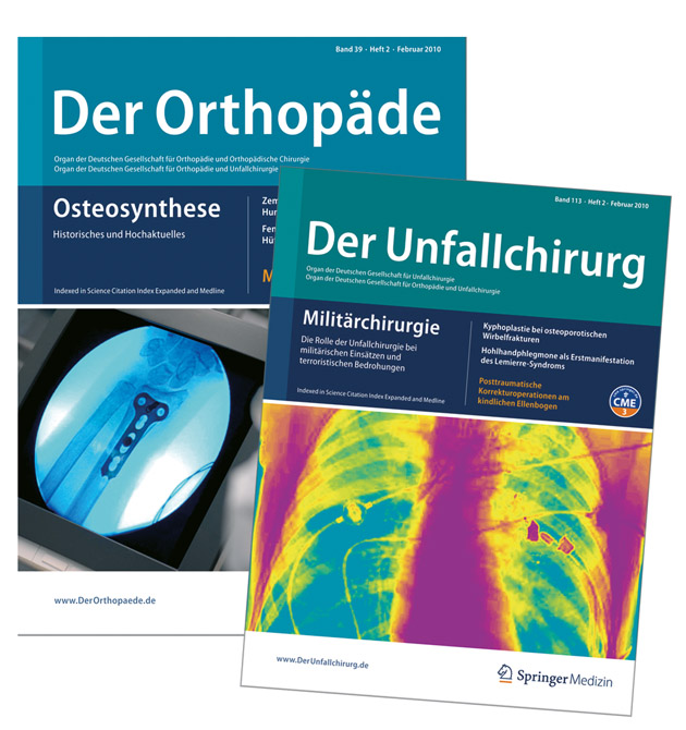 Kombiabo "Die Unfallchirurgie" & "Die Orthopädie"