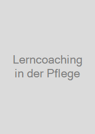 Cover Lerncoaching in der Pflege