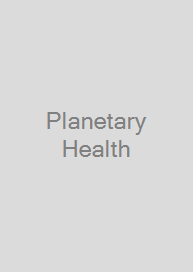 Cover Planetary Health