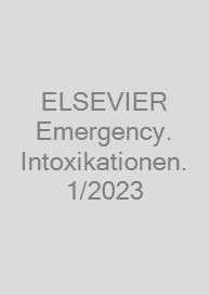 Cover ELSEVIER Emergency. Intoxikationen. 1/2023