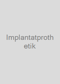 Cover Implantatprothetik
