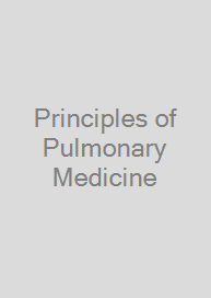 Cover Principles of Pulmonary Medicine