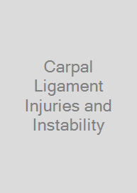 Carpal Ligament Injuries and Instability