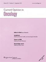 Cover Current Opinion in Oncology