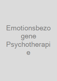 Cover Emotionsbezogene Psychotherapie