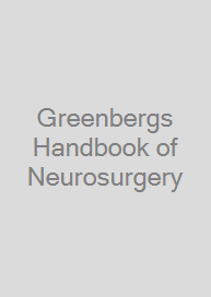 Cover Greenbergs Handbook of Neurosurgery