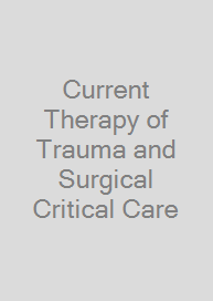 Cover Current Therapy of Trauma and Surgical Critical Care