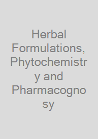 Cover Herbal Formulations, Phytochemistry and Pharmacognosy