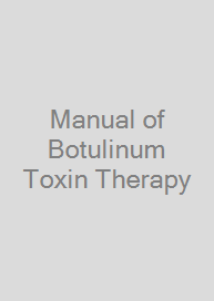 Cover Manual of Botulinum Toxin Therapy