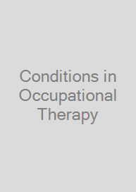 Cover Conditions in Occupational Therapy
