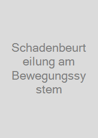 Cover Schadenbeurteilung am Bewegungssystem