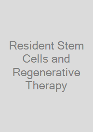 Cover Resident Stem Cells and Regenerative Therapy