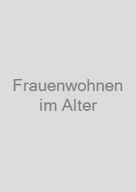 Cover Frauenwohnen im Alter