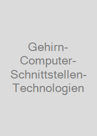 Cover Gehirn-Computer-Schnittstellen-Technologien