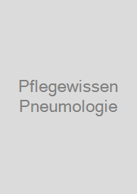 Cover Pflegewissen Pneumologie