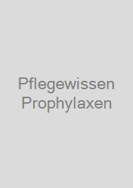 Cover Pflegewissen Prophylaxen