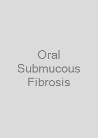 Cover Oral Submucous Fibrosis