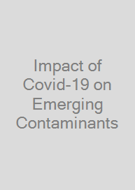 Cover Impact of Covid-19 on Emerging Contaminants