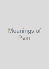 Meanings of Pain