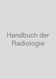 Cover Handbuch der Radiologie