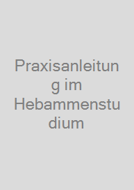 Cover Praxisanleitung im Hebammenstudium