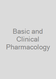 Cover Basic and Clinical Pharmacology