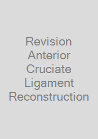 Cover Revision Anterior Cruciate Ligament Reconstruction