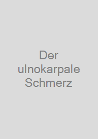 Cover Der ulnokarpale Schmerz
