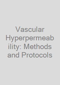 Cover Vascular Hyperpermeability: Methods and Protocols