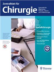 Cover Zentralblatt für Chirurgie